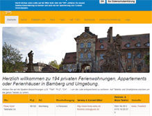 Tablet Screenshot of ferienwohnung-bamberg-last-minute.de